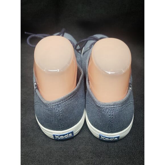 Keds Champion Ticking Blue Canvas Shoes | Womens Size 8.5 - Picture 4 of 9